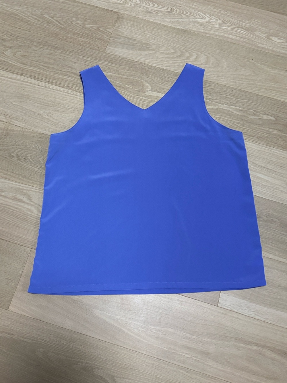 KORET (L) Vintage Sleeveless V-Neck Blouse Lilac Purple Sheen Tank Top - Picture 5 of 12
